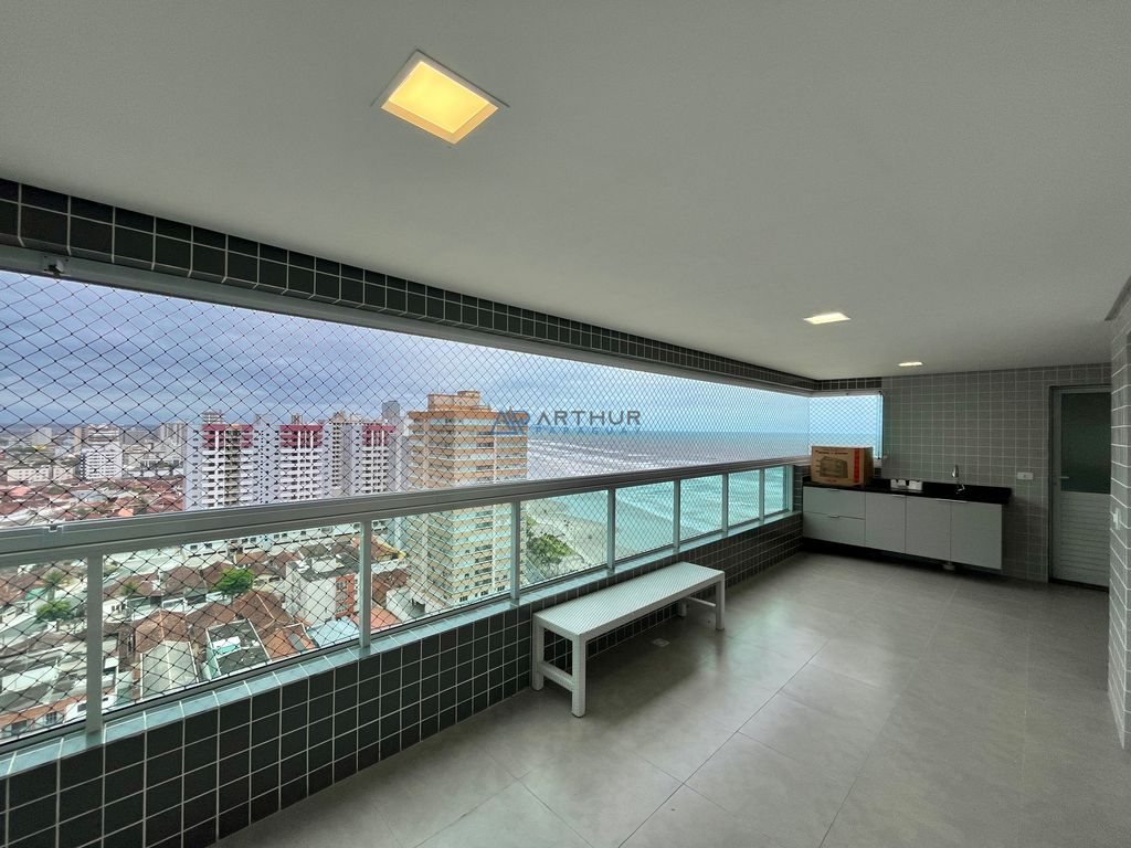 Apartamento 3 dormitórios frente mar à venda no Caiçara, Praia Grande – 113 m² - foto 1