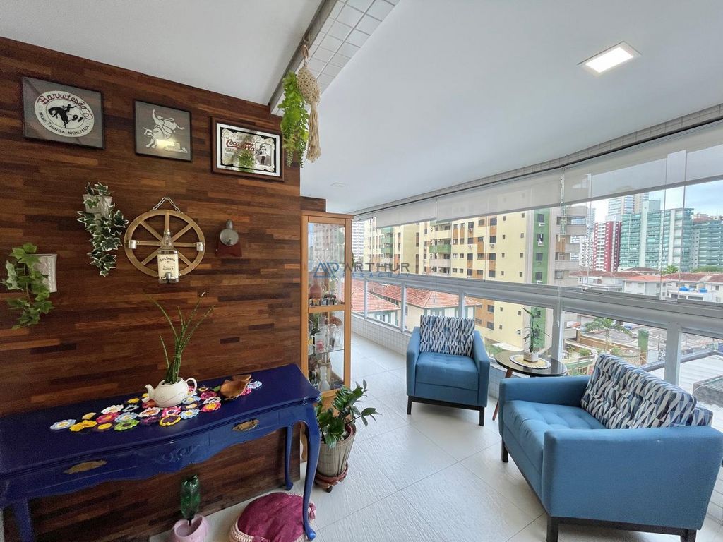Apartamento 3 dormitórios frente mar à venda no Canto do Forte, Praia Grande – 119 m² - foto 9
