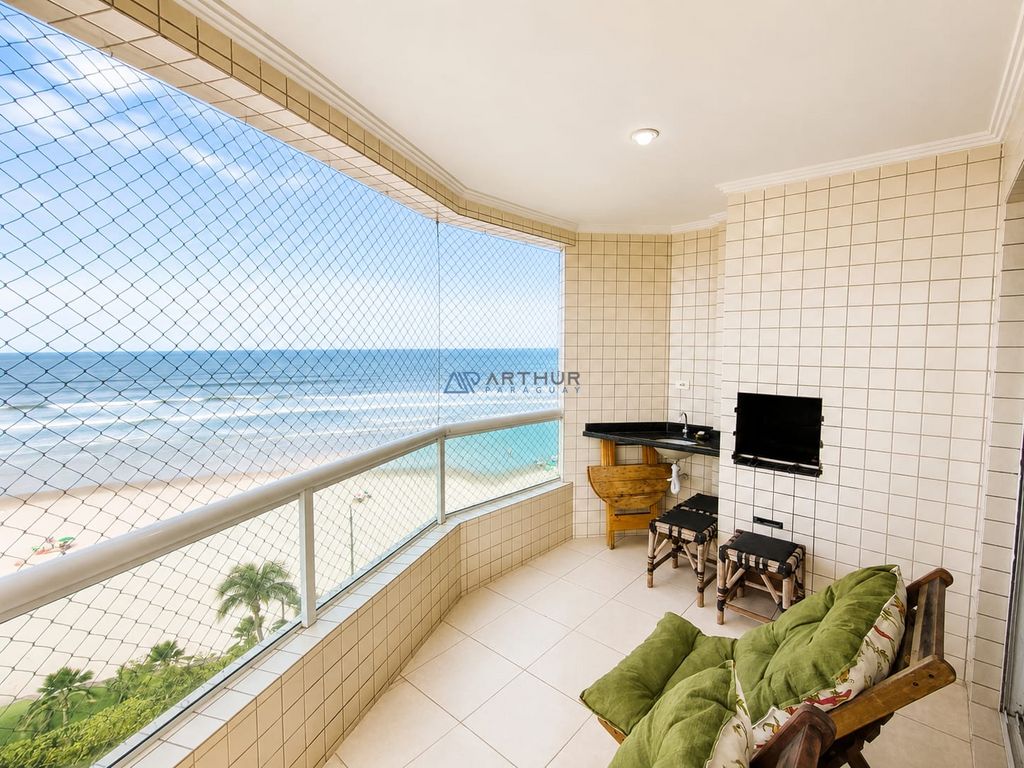 Apartamento 2 dormitórios frente mar à venda no Maracanã, Praia Grande – 70 m² - foto 1