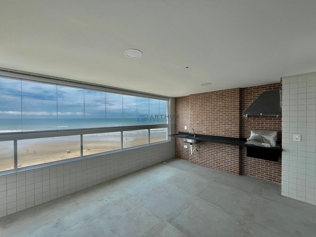 Apartamento 3 dormitórios frente mar à venda no Imperador, Praia Grande – 110 m² - foto 1
