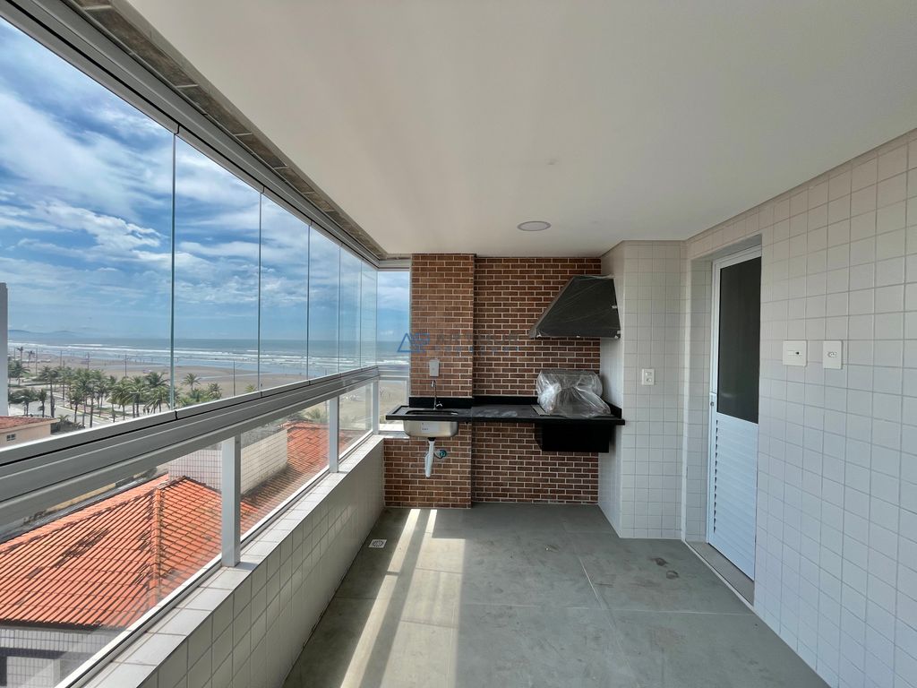 Apartamento 2 dormitórios frente mar à venda no Imperador, Praia Grande – 74 m² - foto 1
