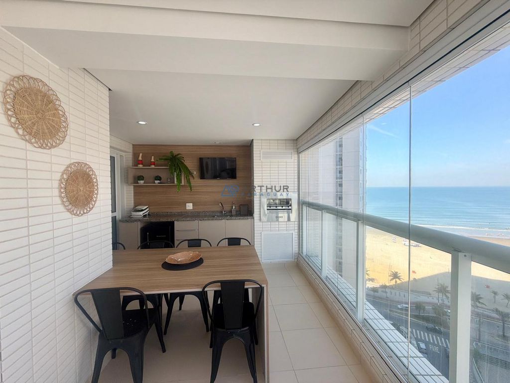Apartamento 3 dormitórios frente mar à venda no Boqueirão, Praia Grande – 101 m² - foto 1