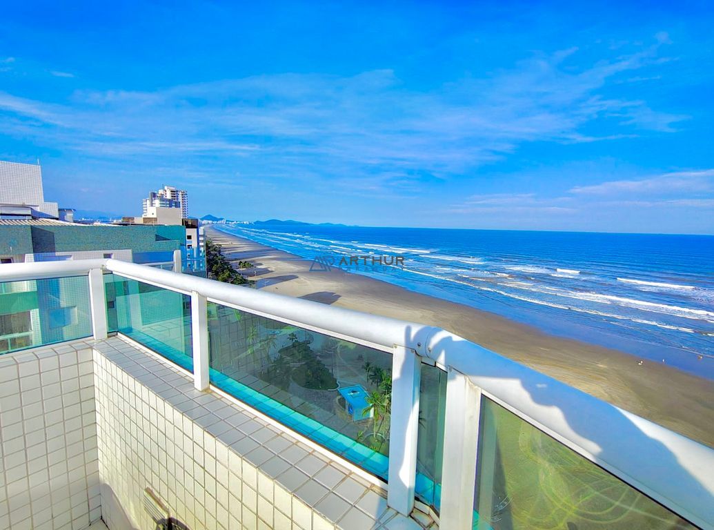 Apartamento 3 dormitórios frente mar à venda no Caiçara, Praia Grande – 111 m² - foto 1