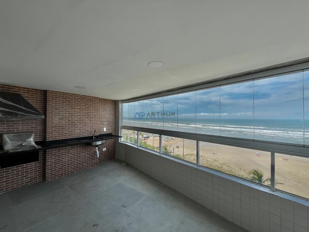 Apartamento 3 dormitórios frente mar à venda no Imperador, Praia Grande – 107 m² - foto 1