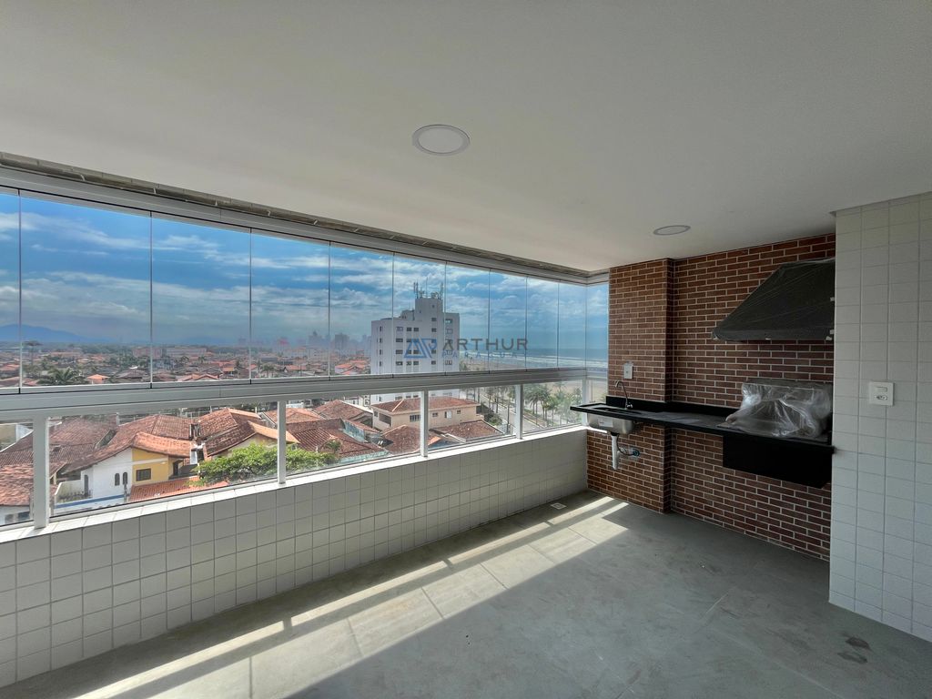 Apartamento 2 dormitórios frente mar à venda no Imperador, Praia Grande – 74 m² - foto 2