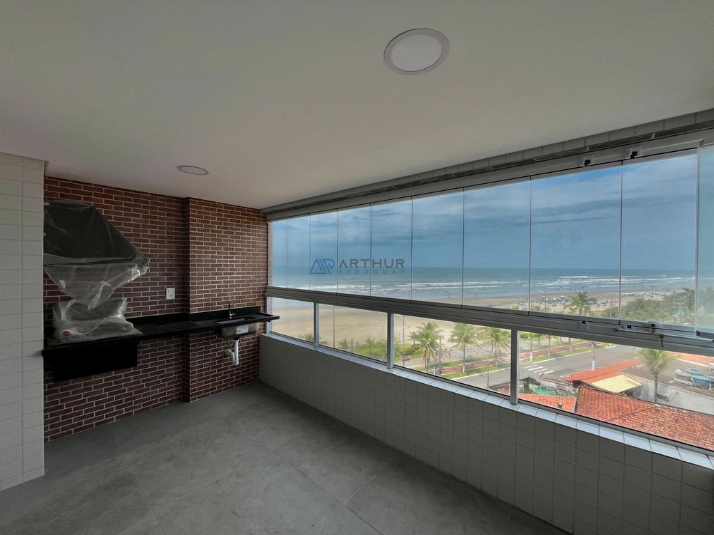 Apartamento 2 dormitórios frente mar à venda no Imperador, Praia Grande – 79 m² - foto 1