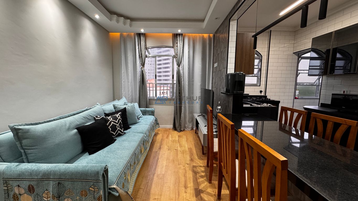 Apartamento 1 dormitório à venda no Caiçara, Praia Grande – 45 m² - foto 1