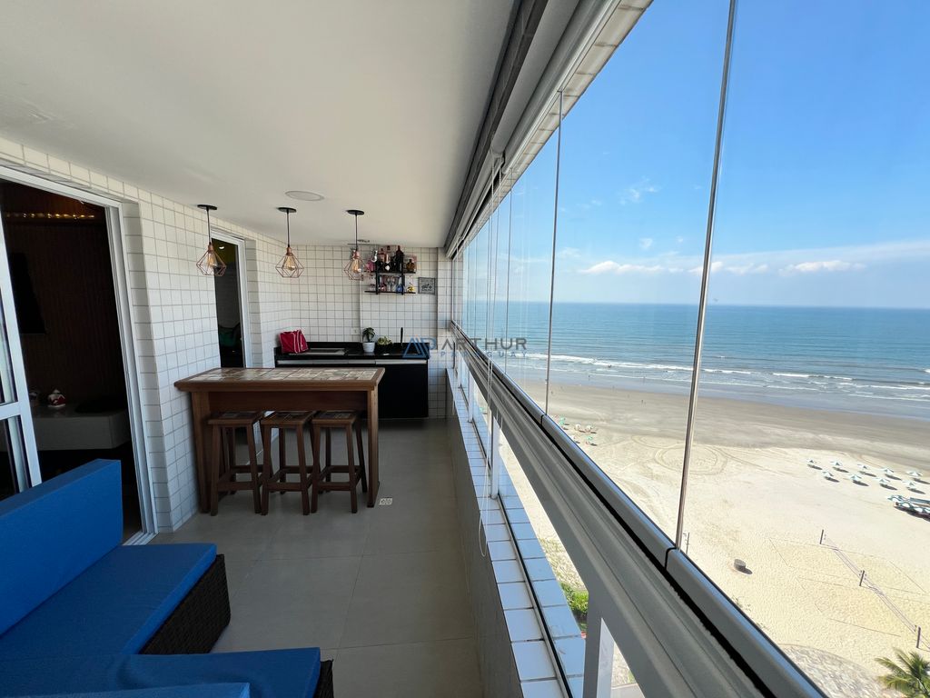 Apartamento 1 dormitório frente mar à venda no Maracanã, Praia Grande – 59 m² - foto 2