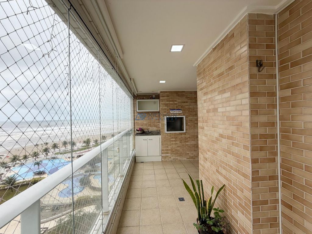 Apartamento 3 dormitórios frente mar à venda no Mirim, Praia Grande – 92 m² - foto 1