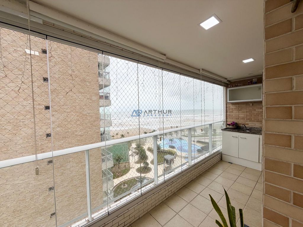 Apartamento 3 dormitórios frente mar à venda no Mirim, Praia Grande – 92 m² - foto 3