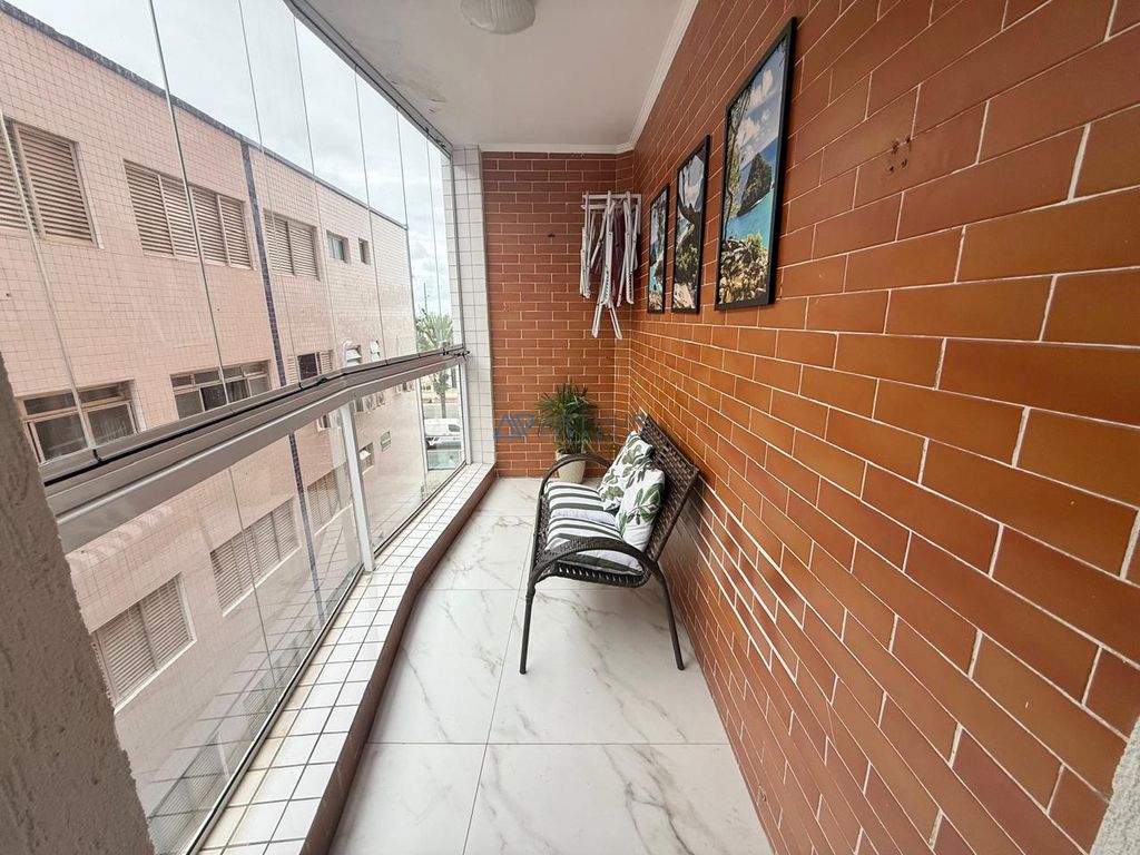 Apartamento 3 dormitórios frente mar à venda no Boqueirão, Praia Grande – 93 m² - foto 1