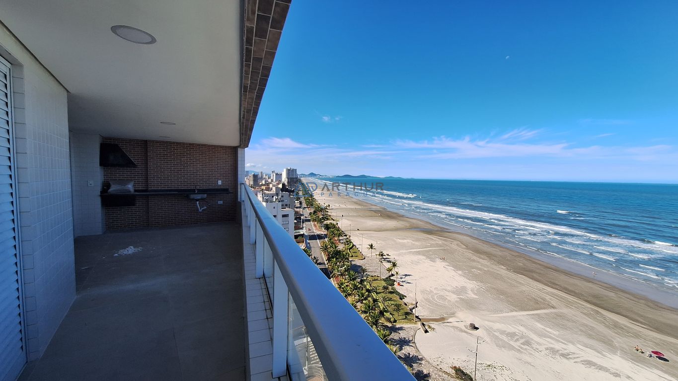 Apartamento 3 dormitórios frente mar à venda no Imperador, Praia Grande – 107 m² - foto 1