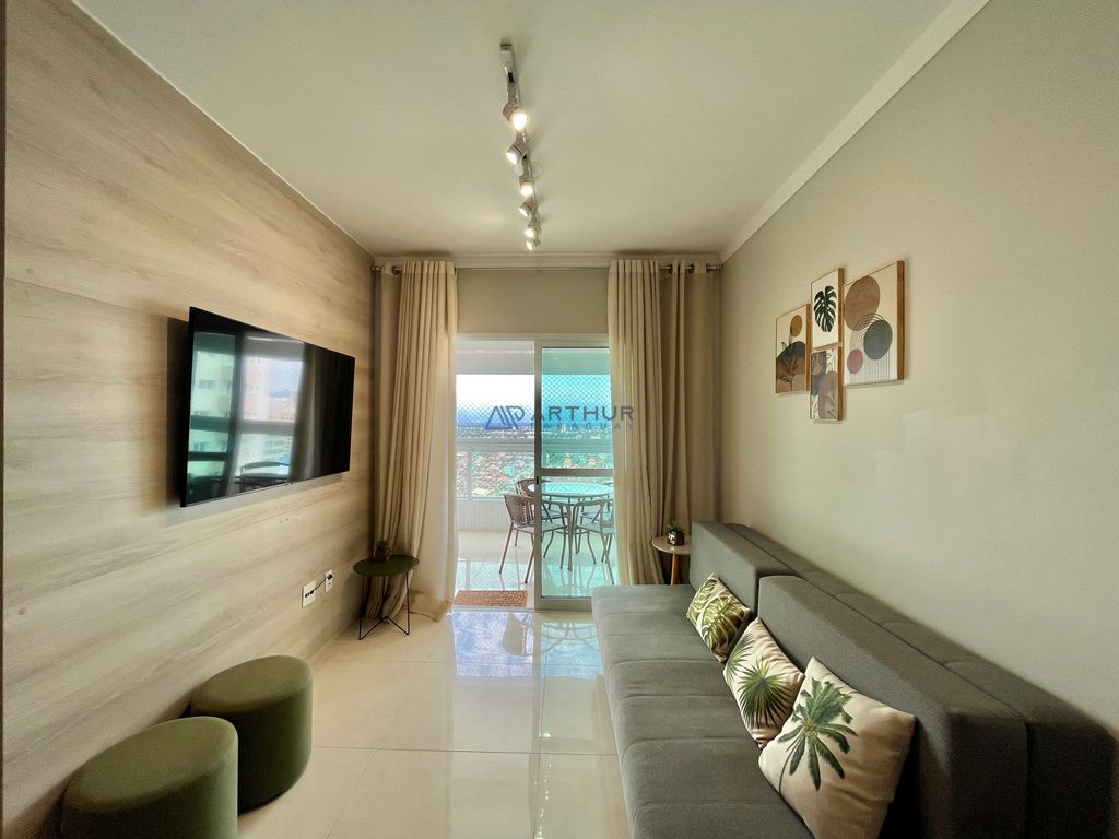 Apartamento 2 dormitórios frente mar para alugar no Maracanã, Praia Grande – 82 m² - foto 7