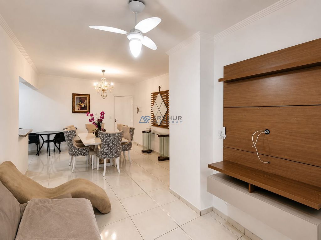 Apartamento 2 dormitórios frente mar à venda no Caiçara, Praia Grande – 93 m² - foto 4