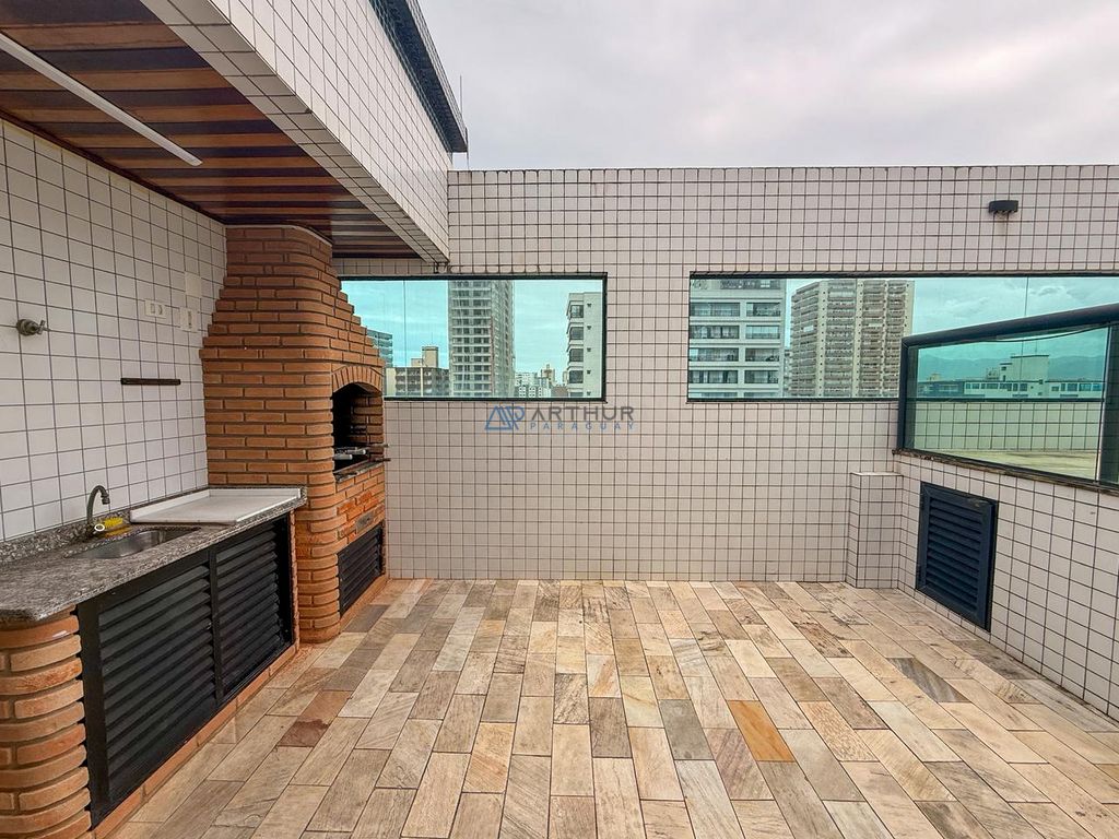 Cobertura 3 dormitórios para alugar na Guilhermina, Praia Grande – 126 m² - foto 4