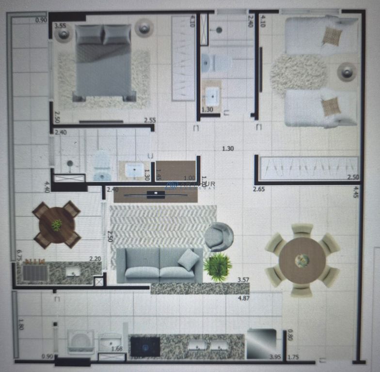 Apartamento 2 dormitórios à venda no Centro, Mongaguá – 80 m² - foto 4