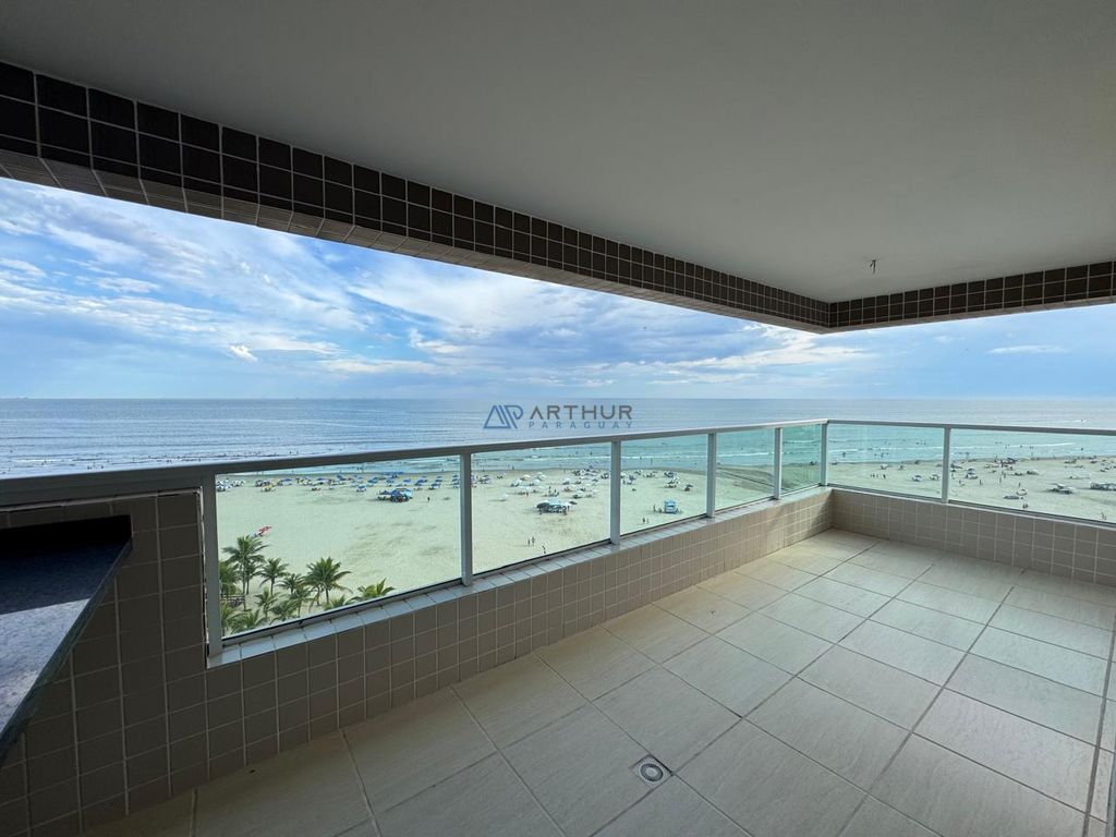 Apartamento 3 dormitórios frente mar à venda no Mirim, Praia Grande – 106 m² - foto 1