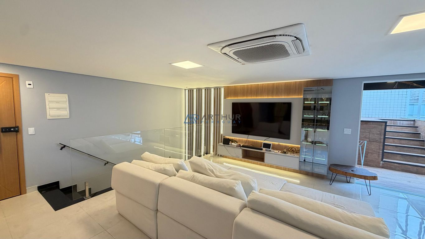 Cobertura 3 dormitórios frente mar à venda no Caiçara, Praia Grande – 250 m² - foto 3