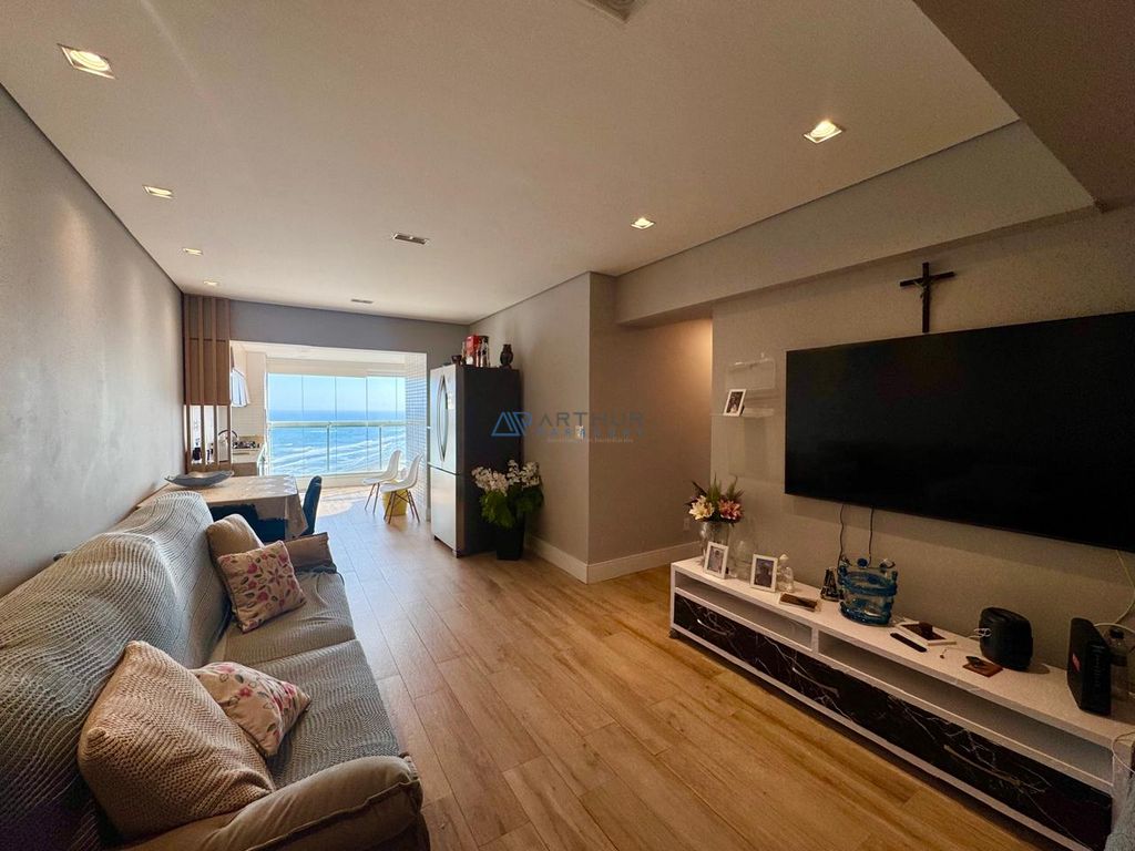 Apartamento 2 dormitórios frente mar à venda no Boqueirão, Praia Grande – 80 m² - foto 1