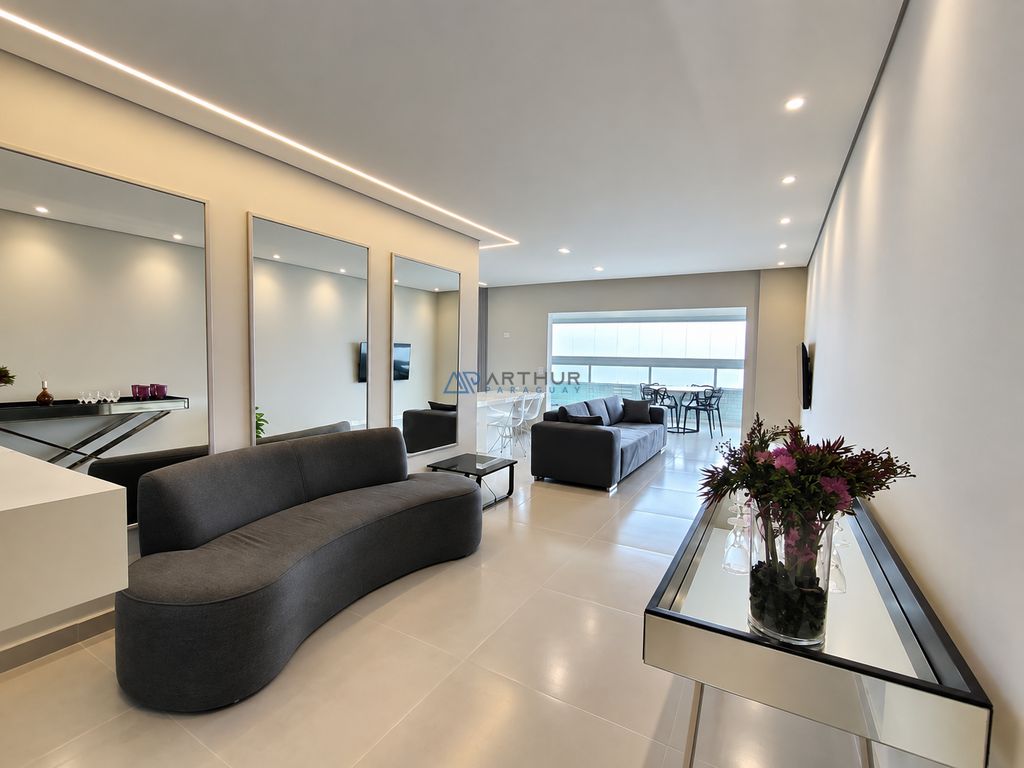 Apartamento 3 dormitórios frente mar à venda na Guilhermina, Praia Grande – 145 m² - foto 1