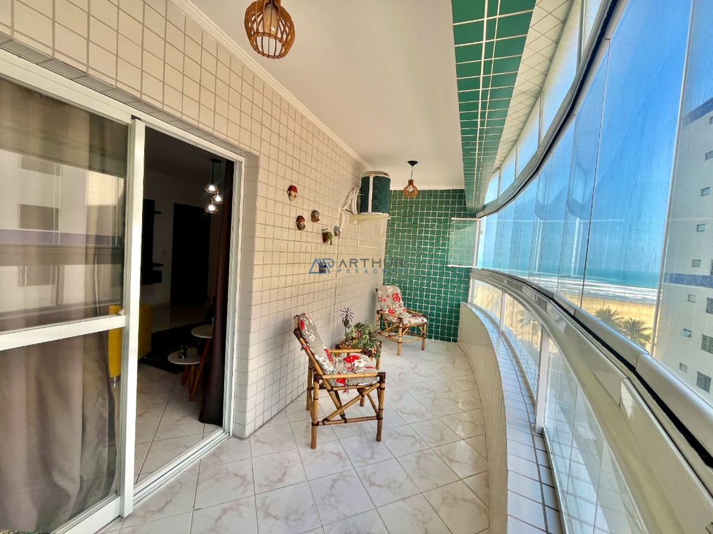 Apartamento 3 dormitórios frente mar à venda na Guilhermina, Praia Grande – 130 m² - foto 1