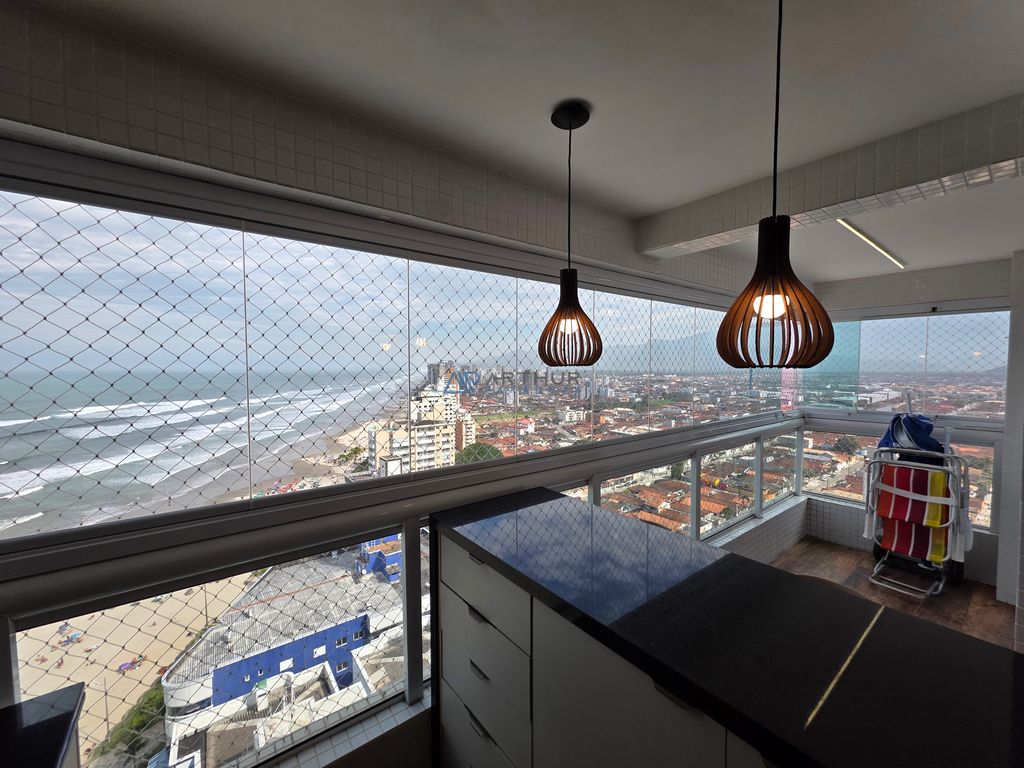 Apartamento 2 dormitórios frente mar à venda no Maracanã, Praia Grande – 76 m² - foto 2