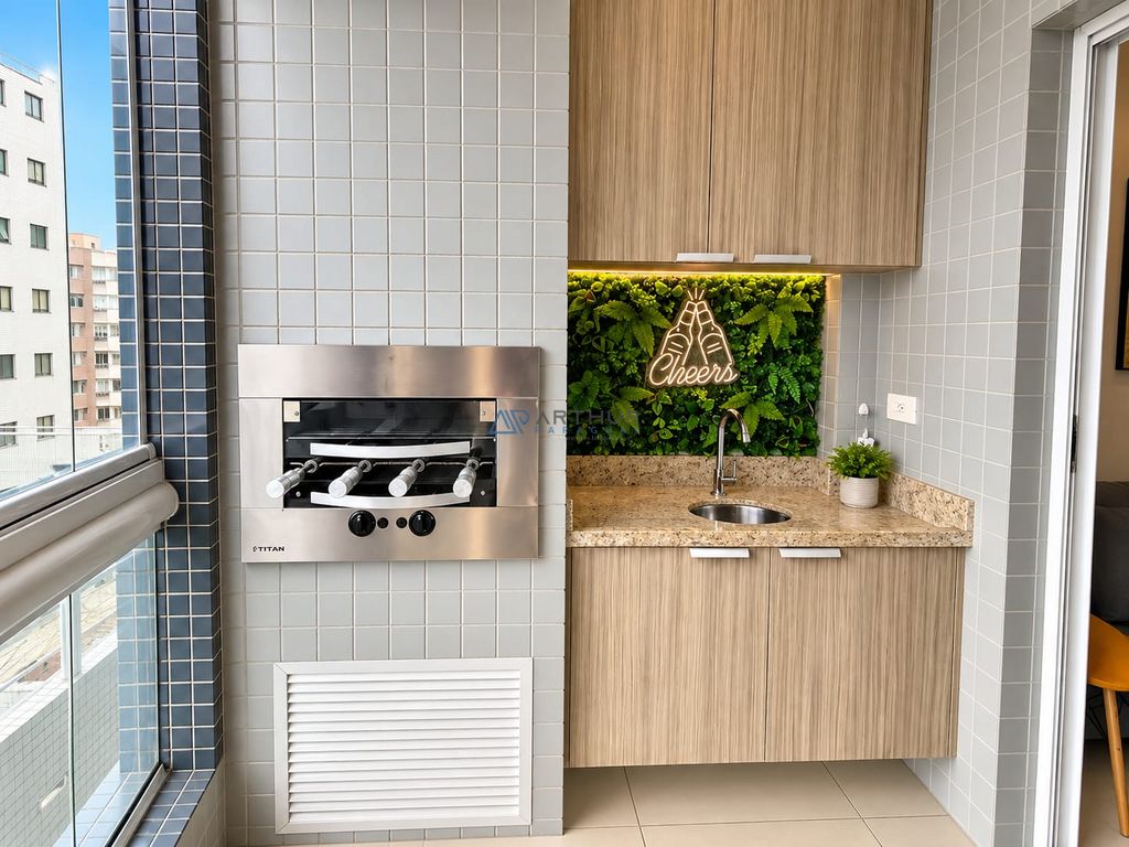 Apartamento 1 dormitório à venda no Boqueirão, Praia Grande – 51 m² - foto 3