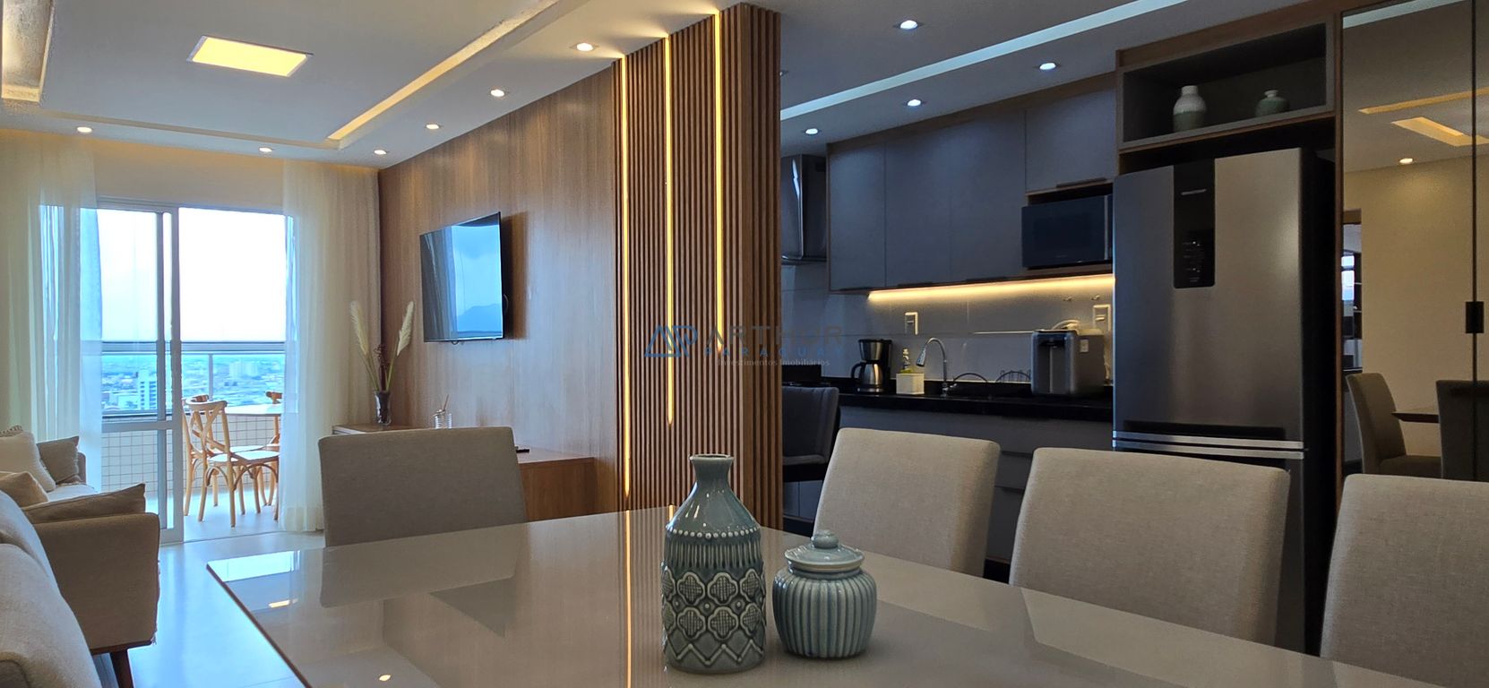 Apartamento 2 dormitórios frente mar à venda no Maracanã, Praia Grande – 83 m² - foto 10