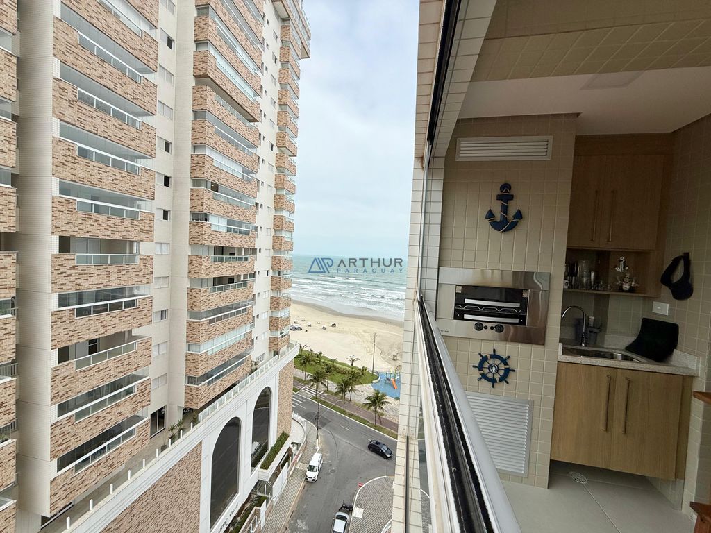 Apartamento 2 dormitórios frente mar à venda no Caiçara, Praia Grande – 65 m² - foto 1