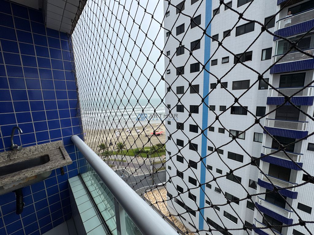 Apartamento 2 dormitórios frente mar à venda no Caiçara, Praia Grande – 63 m² - foto 1