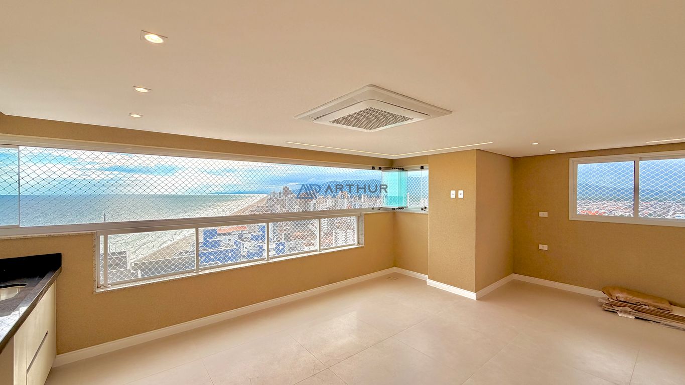Apartamento 3 dormitórios frente mar à venda no Caiçara, Praia Grande – 199 m² - foto 4