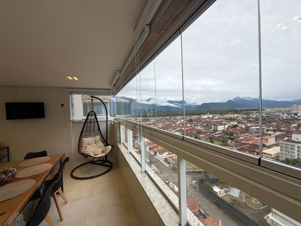 Apartamento 2 dormitórios frente mar à venda no Caiçara, Praia Grande – 87 m² - foto 1