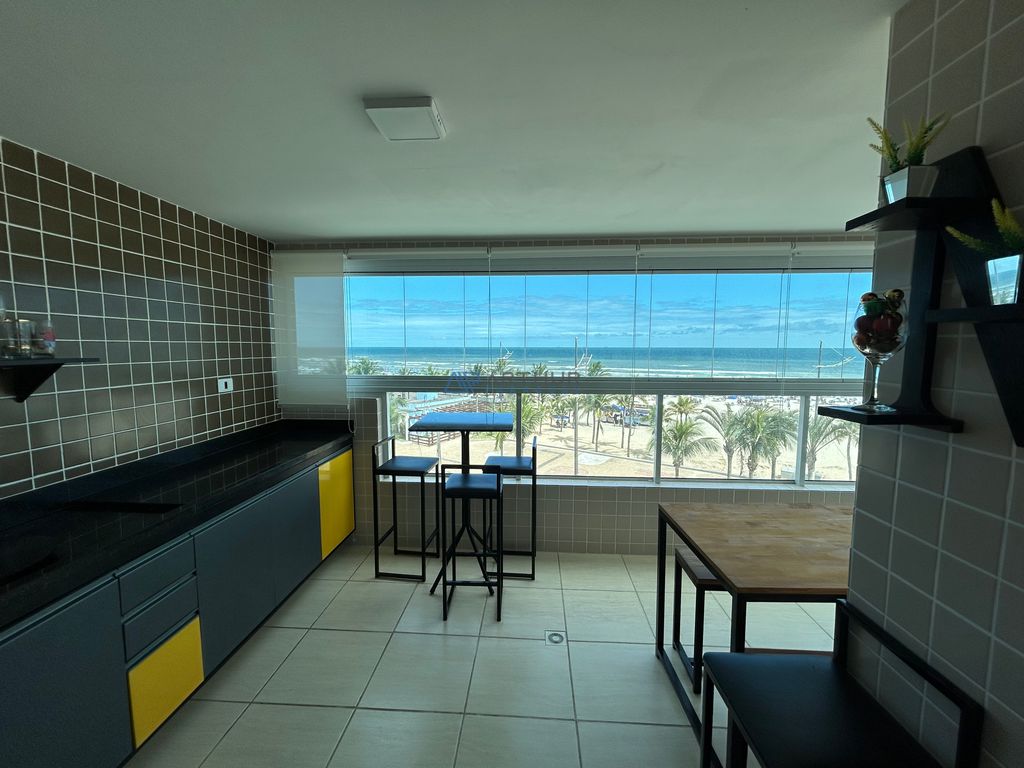 Apartamento 3 dormitórios frente mar à venda no Mirim, Praia Grande – 107 m² - foto 1