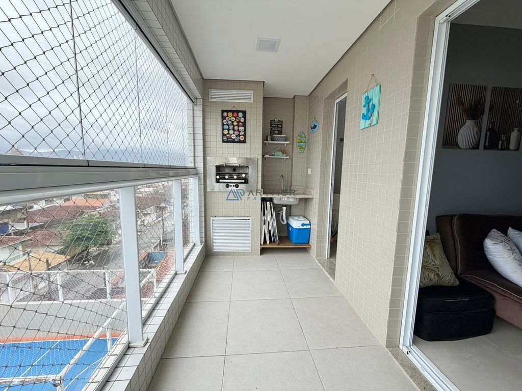 Apartamento 1 dormitório frente mar à venda no Caiçara, Praia Grande – 52 m² - foto 4