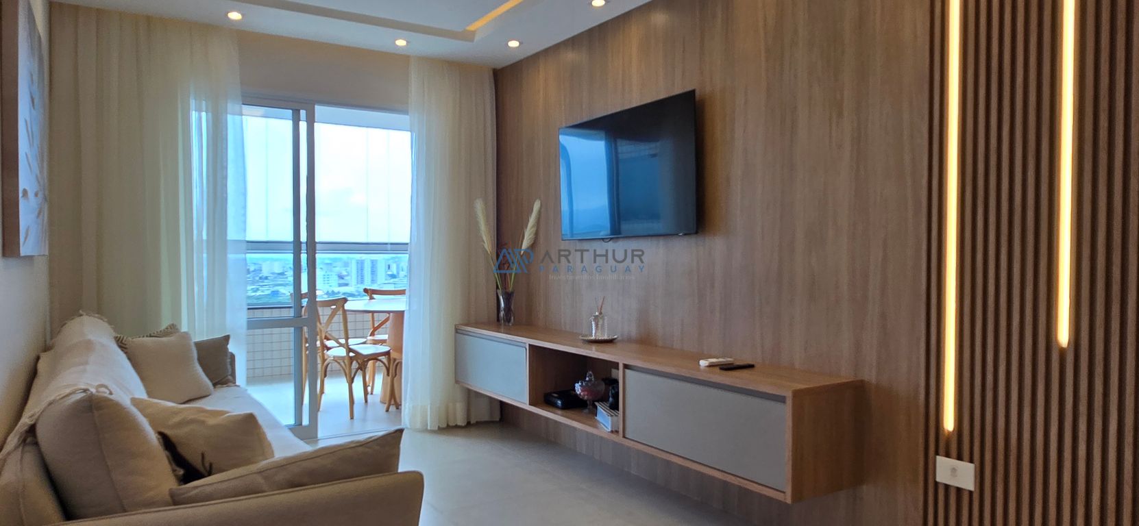 Apartamento 2 dormitórios frente mar à venda no Maracanã, Praia Grande – 83 m² - foto 6