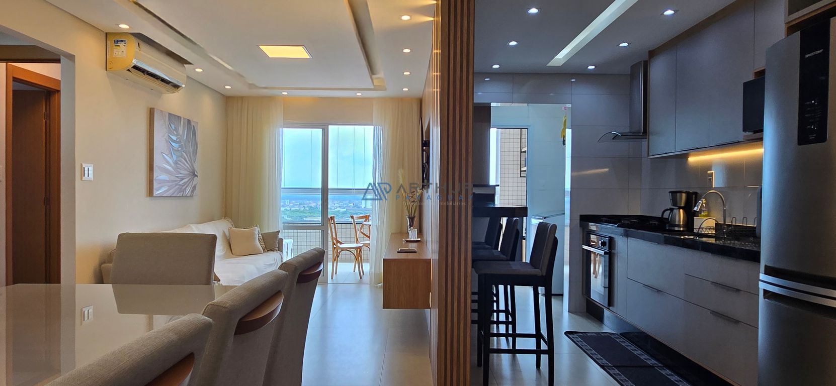 Apartamento 2 dormitórios frente mar à venda no Maracanã, Praia Grande – 83 m² - foto 9