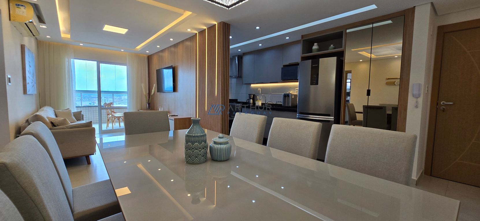 Apartamento 2 dormitórios frente mar à venda no Maracanã, Praia Grande – 83 m² - foto 12
