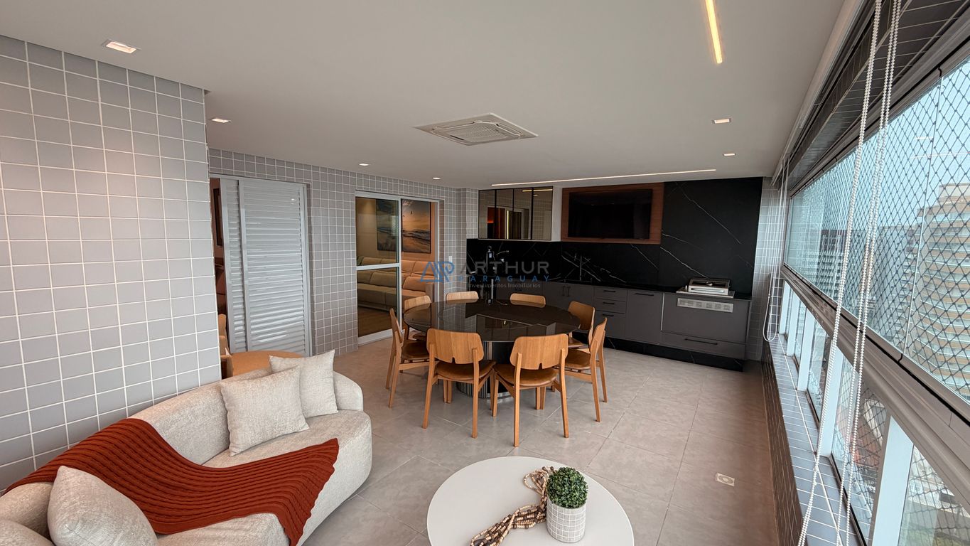 Apartamento 3 dormitórios frente mar à venda no Caiçara, Praia Grande – 142 m² - foto 3
