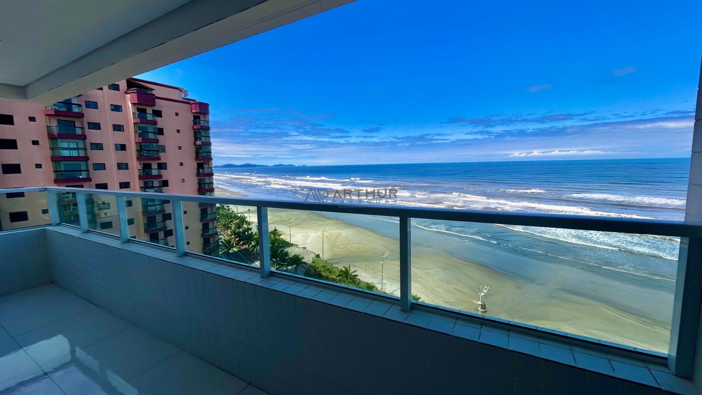 Apartamento 3 dormitórios frente mar à venda no Caiçara, Praia Grande – 111 m² - foto 1