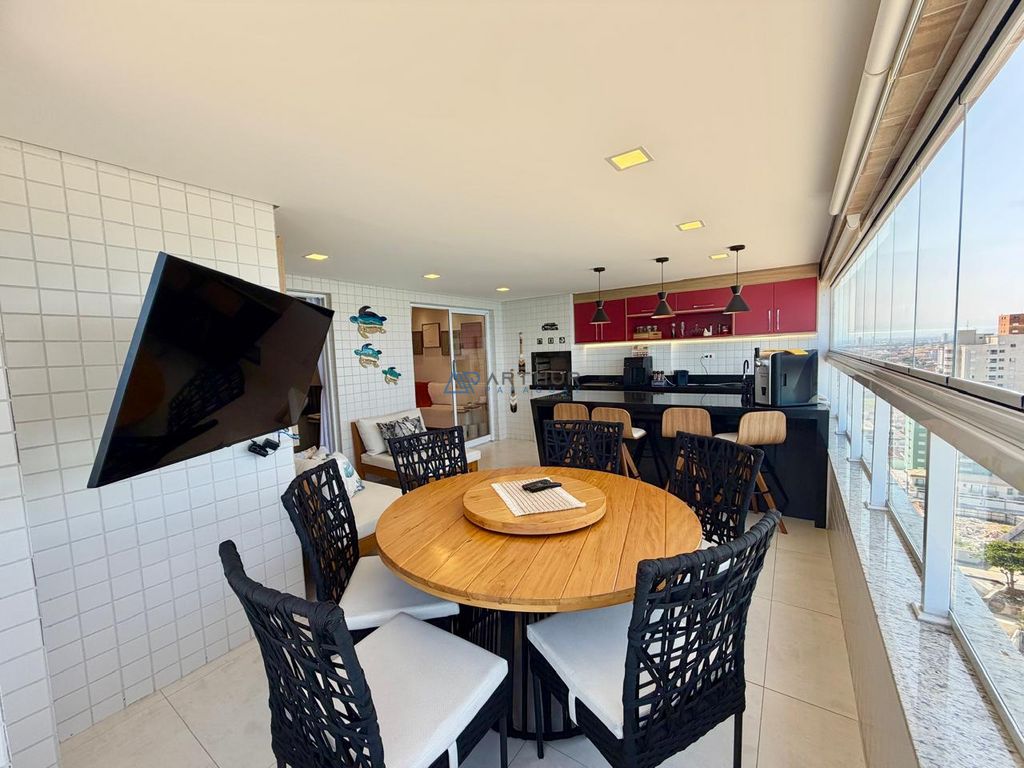 Apartamento 3 dormitórios frente mar à venda no Caiçara, Praia Grande – 140 m² - foto 4