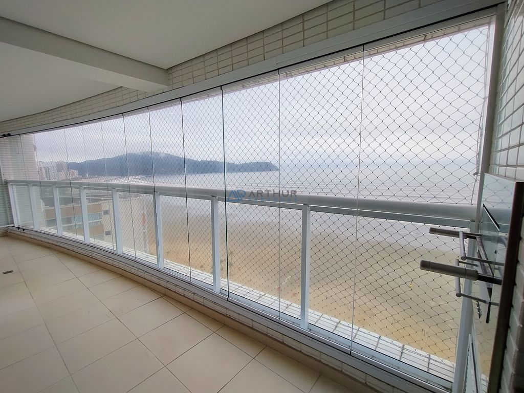 Apartamento 3 dormitórios frente mar para alugar no Boqueirão, Praia Grande – 111 m² - foto 1