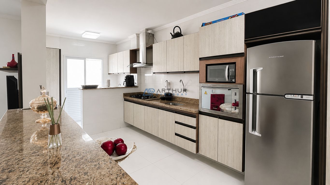 Apartamento 3 dormitórios à venda no Tupi, Praia Grande – 151 m² - foto 8