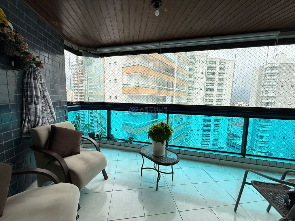 Apartamento 3 dormitórios frente mar à venda no Caiçara, Praia Grande – 94 m² - foto 2