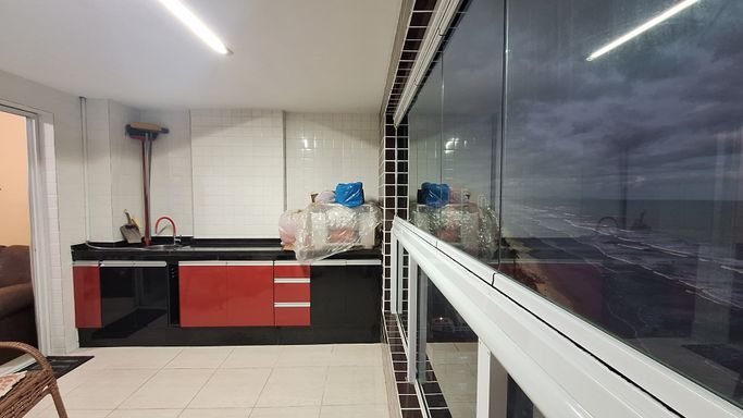 Apartamento 2 dormitórios frente mar à venda em Vila Anhanguera, Mongaguá – 78 m² - foto principal