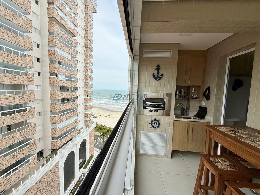 Apartamento 2 dormitórios frente mar à venda no Caiçara, Praia Grande – 65 m² - foto 2