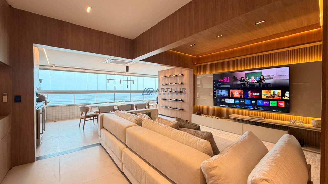 Apartamento 3 dormitórios frente mar à venda no Caiçara, Praia Grande – 183 m² - foto 1
