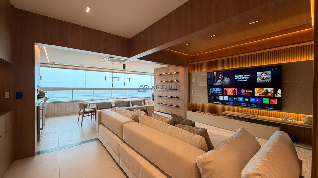 Apartamento 3 dormitórios frente mar à venda no Caiçara, Praia Grande – 183 m² - foto 3