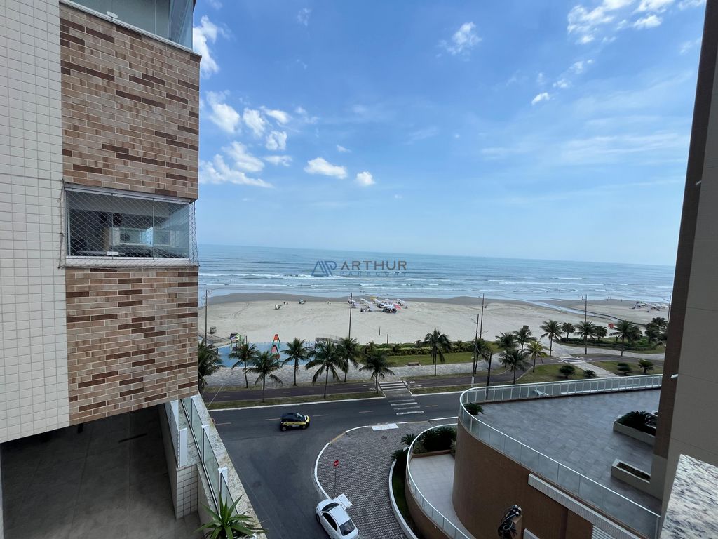 Apartamento 2 dormitórios frente mar à venda no Caiçara, Praia Grande – 90 m² - foto 1