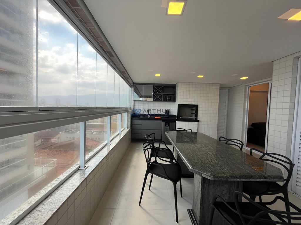 Apartamento 2 dormitórios frente mar à venda no Caiçara, Praia Grande – 90 m² - foto 4