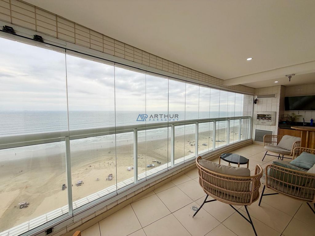 Apartamento 3 dormitórios frente mar para alugar no Boqueirão, Praia Grande – 111 m² - foto 2